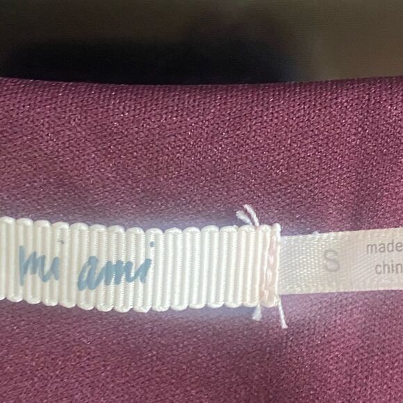 Francesca’s Mi Ami Burgundy Wrap Dress. Size Small. - Picture 10 of 11